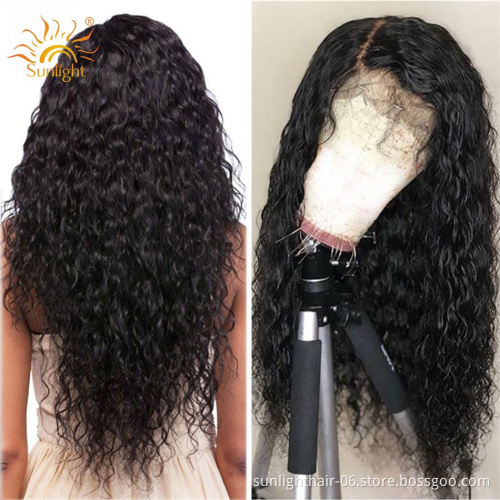 Water Wave Wig Highlight Color Wig human hair wigs Human Hair Toupee